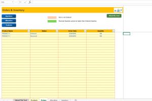 Portfolio for Inventory Spreadsheet Excel Programming